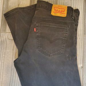 Men's Levi 569 Black Jeans 34 x 34